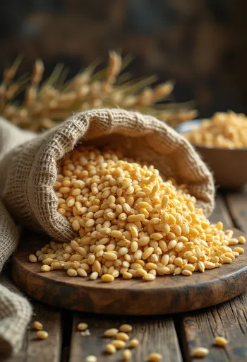 Malt d'orge en grains et en poudre pour la cuisine et la boulangerie