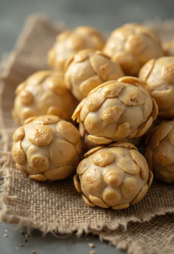 Tubercules de topinambour frais, entiers et coupés sur une planche