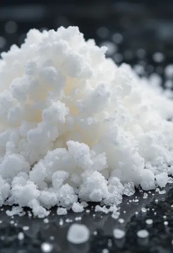 Sucre cristal blanc dans un bol avec cuillère en bois