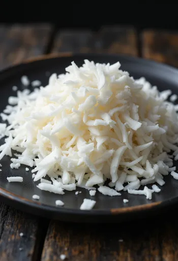 Noix de coco râpée fraîche en vrac