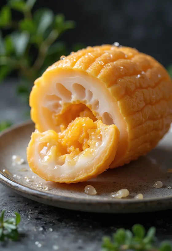 Tubercules de mashua aux couleurs variées et formes coniques.