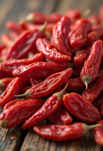 Baies de Goji séchées rouges dans un bocal et en vrac
