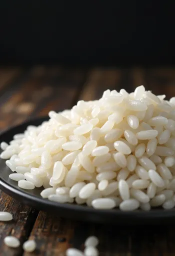 Riz de Valencia cuit, grains courts et perlés