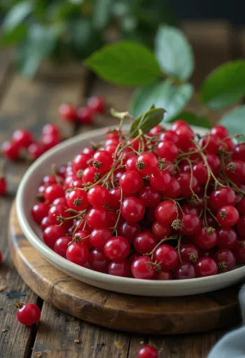 Grappes de baies de sureau rouge vif brillantes