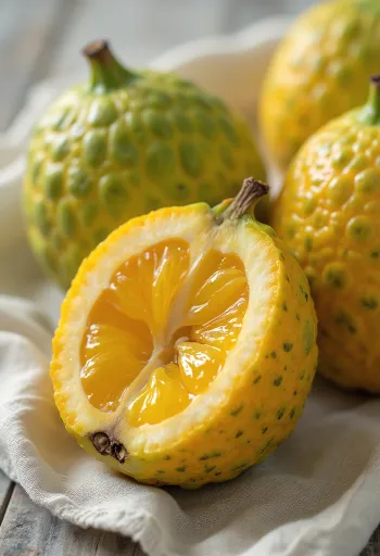 Fruit Ugli tangelo peau rugueuse et chair orange vif
