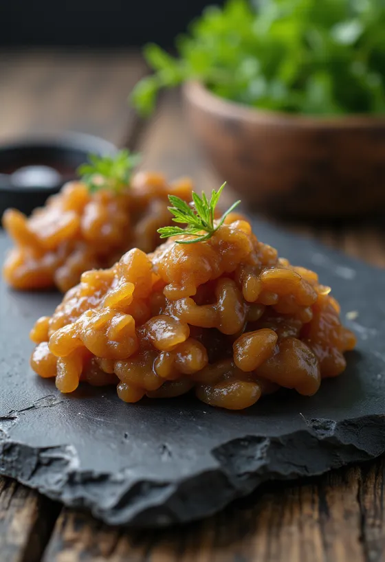 Différents types de miso dans des bols avec soja et koji