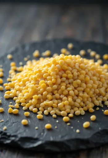 Graines de moutarde jaune et blanche en gros plan