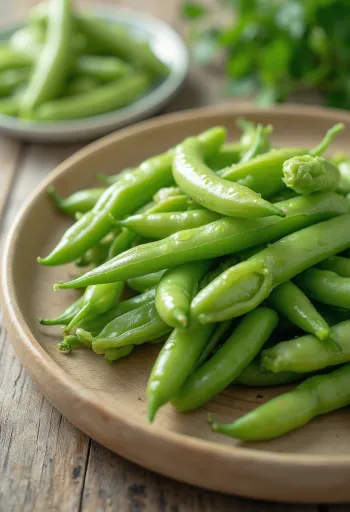 Graines de haricot ailé (pois carré) aux tons bruns