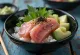 Chirashizushi au thon, avocat et coriandre fraîche