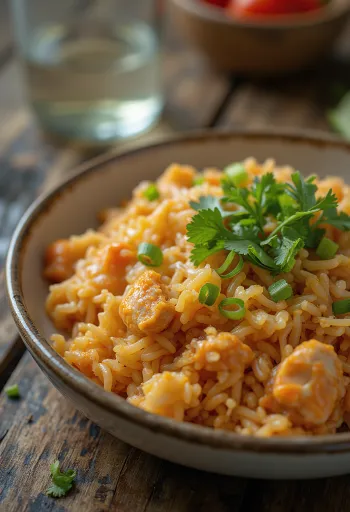 Nasi Goreng au Sambal, servi avec épices riches et sambal oelek