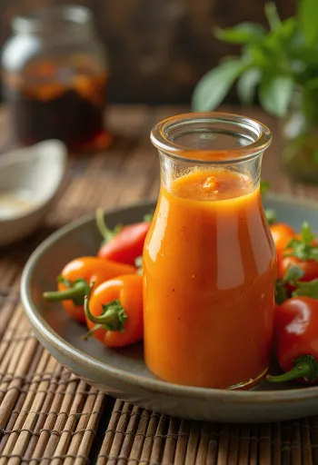 Sauce Habanero servie avec tacos