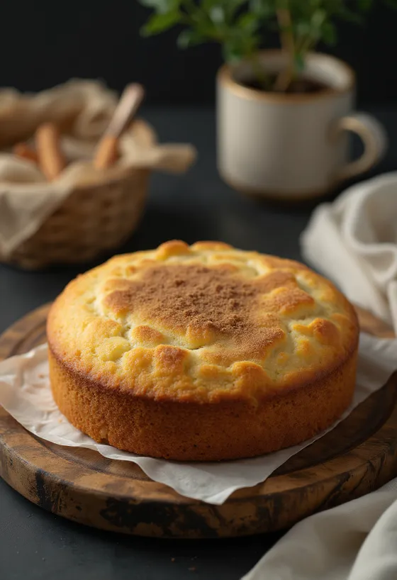 Gâteau à la cannelle rond