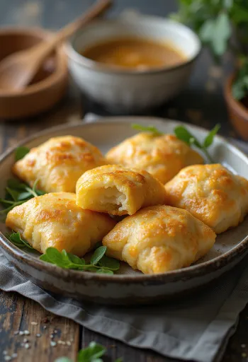 Patra à la pâte de riz, servi comme plat frais et délicieux