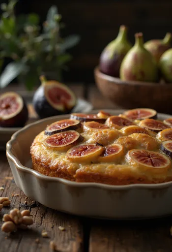 Gâteau aux figues et aux noix