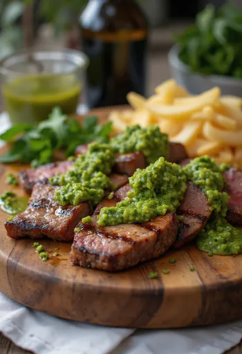 Steak Churrasco servi