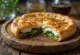 Calzone printanière aux légumes dorée au four