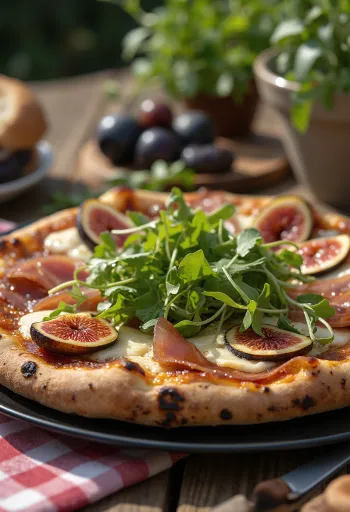 Pizza al Fico aux figues et prosciutto