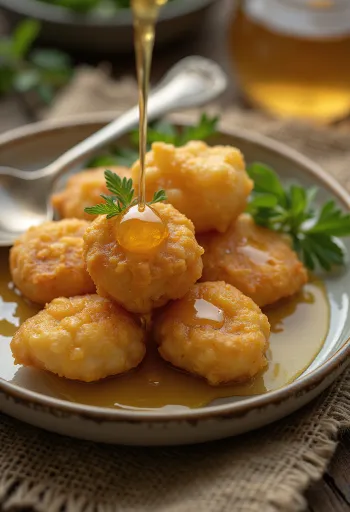 Taler Bora au miel, saupoudré de lait en poudre