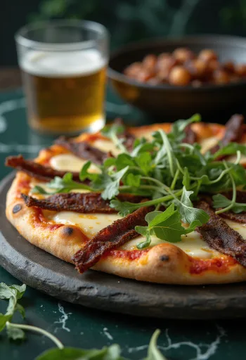 Pizza Sudafricana servie