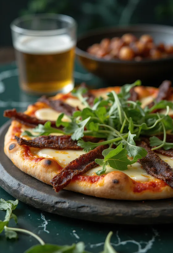 Pizza Sudafricana servie