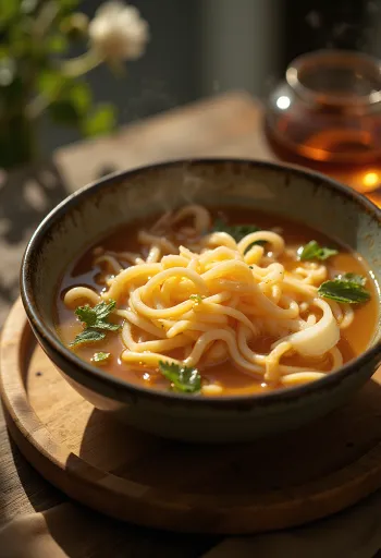 Sauce aigre-douce piquante servie avec du riz