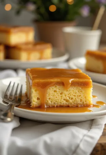 Gâteau au caramel