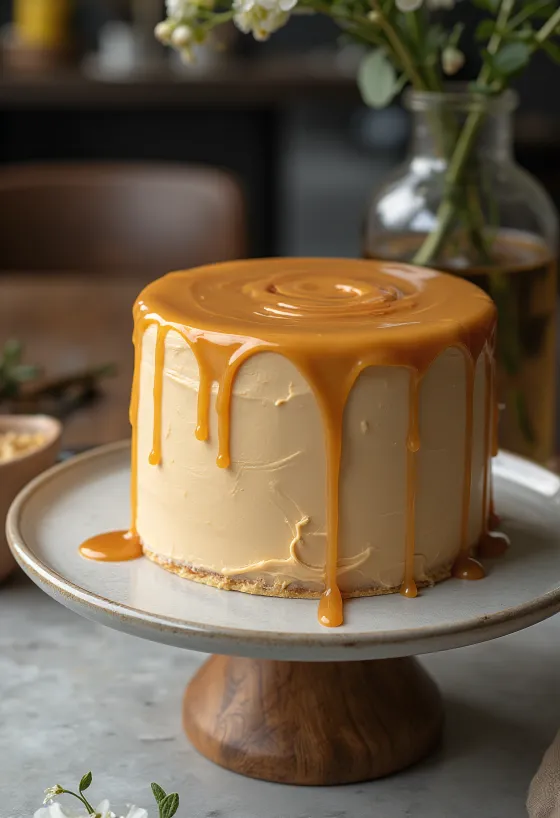 Gâteau au caramel