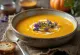 Velouté de courge à la lavande servi chaud