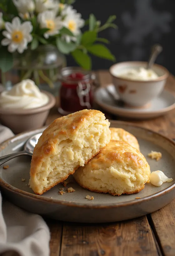 Scones à la vanille