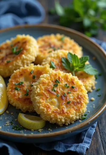 Courgettes panées en croûte croustillante, frites dorées