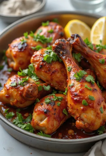 Poulet tandoori servi avec pain naan et salade