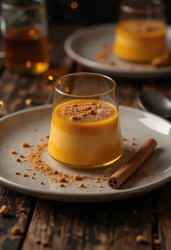 Panna cotta aux épices Pumpkin Spice en verrine