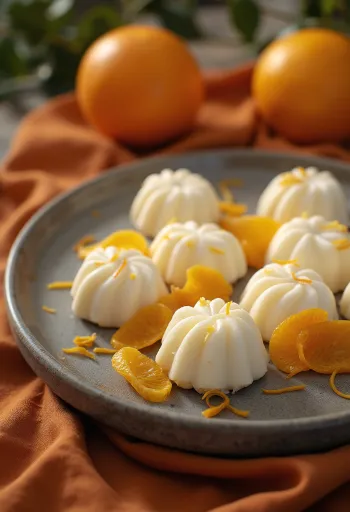 Sandesh au zeste d'orange, servi frais