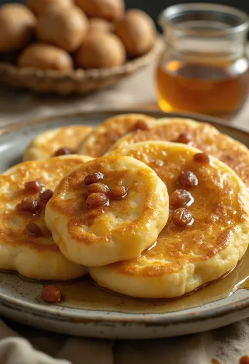 Chebab crêpe émiratie servie