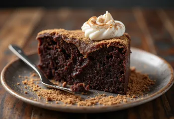 Kladdkaka à la cannelle, riche et sucré