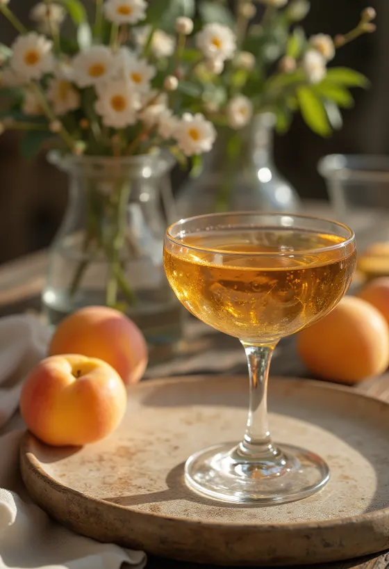 Pálinka d'abricot servie en bouteille