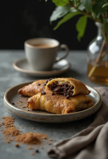 Tamalito au chocolat, fourré à la farine de maïs et au chocolat