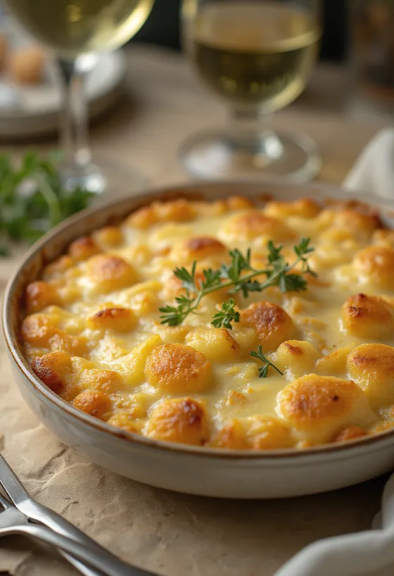 Bacalhau com natas gratin de morue portugais