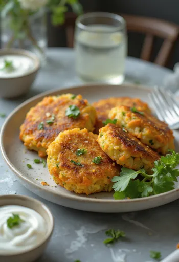 Frikadeller aux légumes, cuites et croustillantes