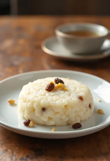 Vattayappam servi avec de la noix de coco râpée
