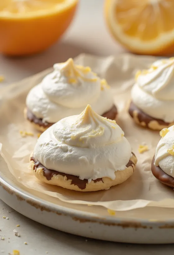 Meringues au miel et à l'orange