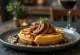 Gaufres au Foie Gras servies