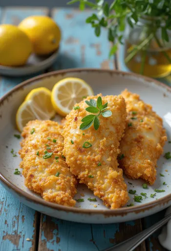 Tilapia en panure au gingembre, croustillant et appétissant