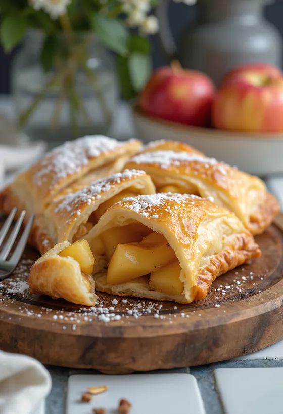 Empanadas chiliennes aux pommes, dorées au four