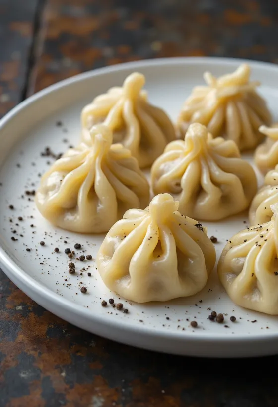 Khinkali servi