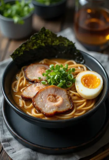 Chashu ramen style japonais servi