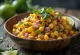 Salade de maïs grillé aux graines de courge servie