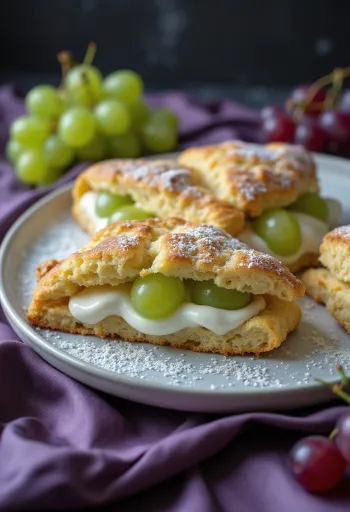 Scones aux raisins et cream cheese