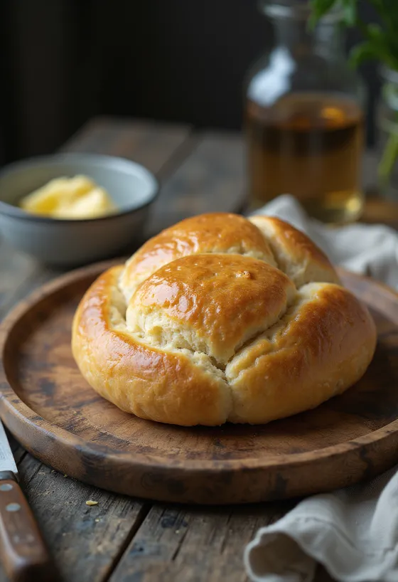 Petits pains sans gluten fraîchement cuits