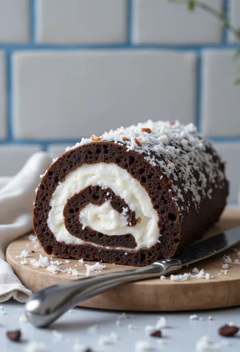 Roulé au coco recette maison